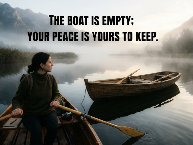 What the Empty Boat Theory Teaches About Letting Go of Anger