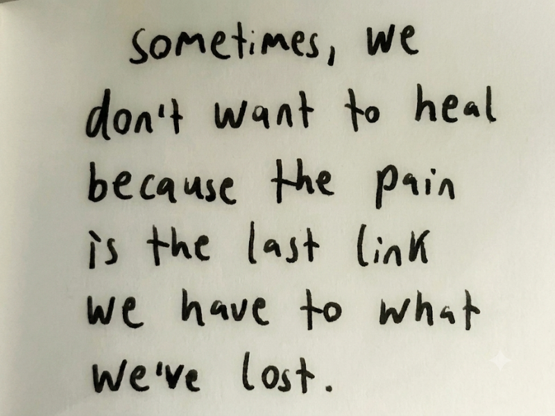 Why Healing Feels Like Betraying the People You Lost